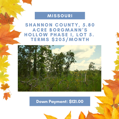 Land for Sale in Missouri
