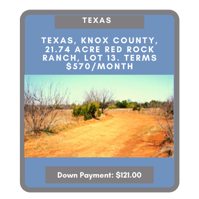 Land for sale in Texas