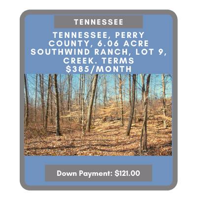 Land for Sale in Tennessee